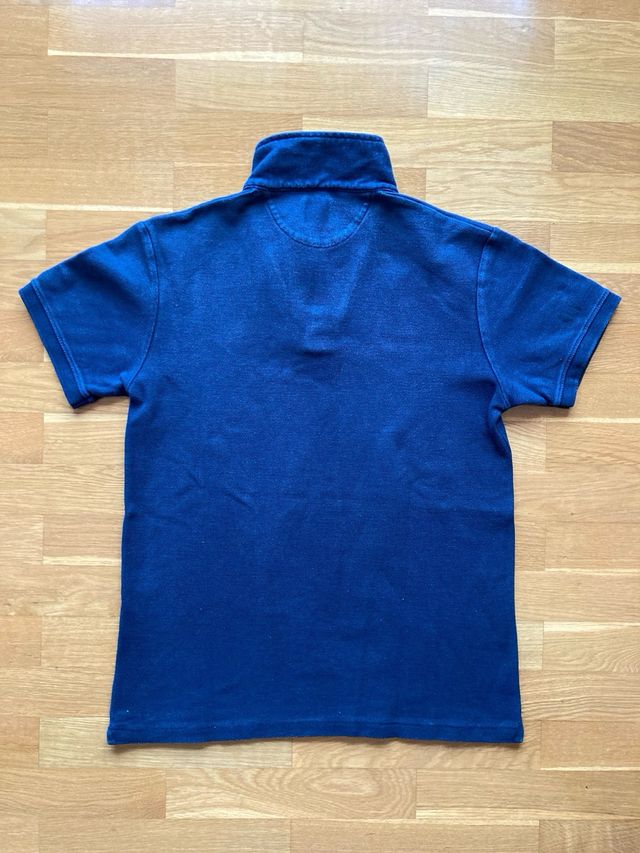 Polo Azul Marino Zara Hombre