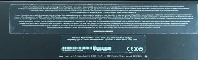 APPLE WATCH SERIE 3 NIKE 42