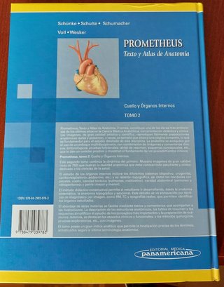 Prometheus. Texto y atlas de anatomía. Tomo 2: Cuello y Órganos Internos (Prometheus Texto Y Atlas De Anatomia/ Prometheus Textbook and Anatomy Atlas) (Spanish Edition)