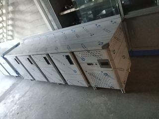 MESA REFRIGERADA 4 PUERTAS ACERO INOX