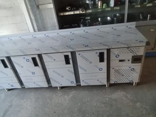 MESA REFRIGERADA 4 PUERTAS ACERO INOX