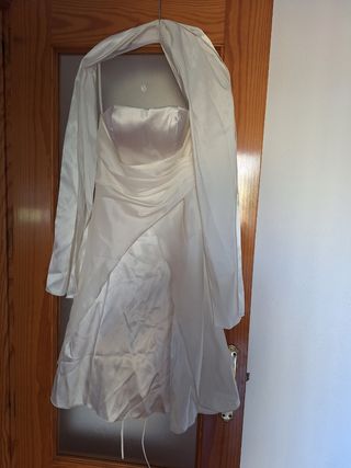 TRAJE NOVIA CORTO.