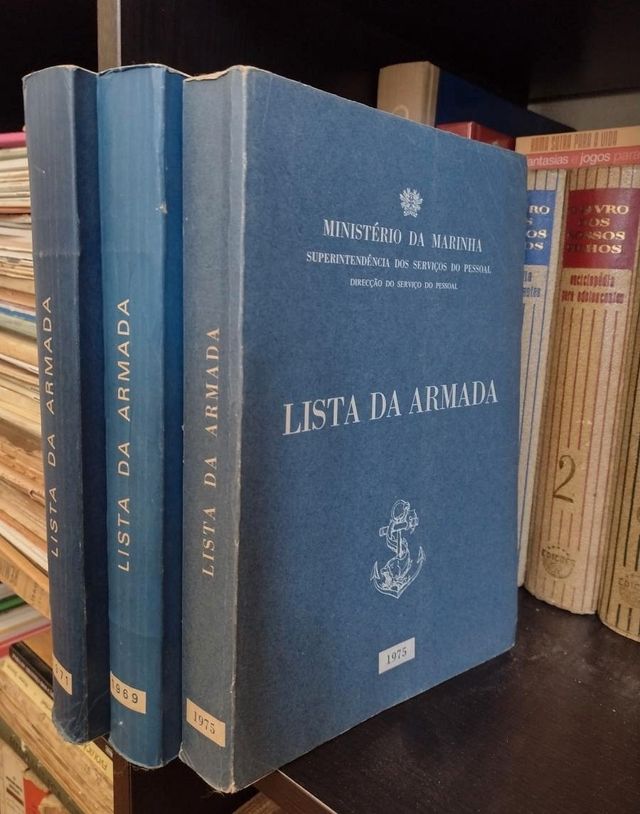 Lista da Armada- Ministério da Marinha- 1969/71/75