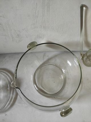 Ponchera cristal soplado