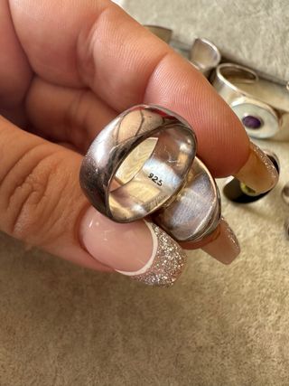 Pulsera o anillos plata de ley 925