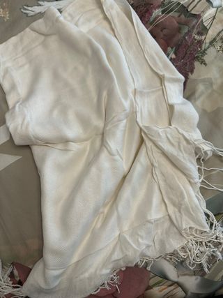 Pashmina bianca