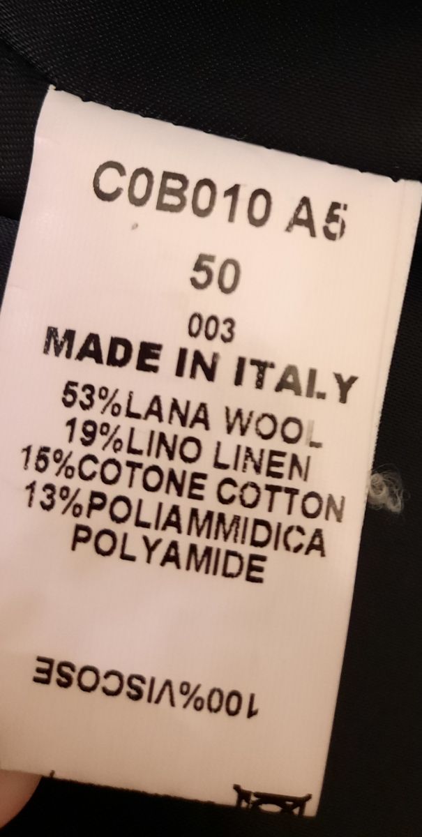 Cappotto uomo Massimo Rebecchi TG 50