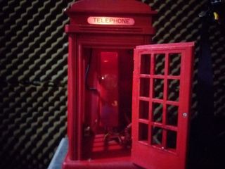 CABINA TELEFONO INGLESE+TELEFONO EPOCA/VINTAGE