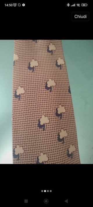 Cravatta in seta Yves Saint laurent