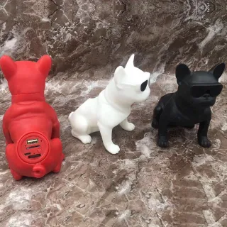 Pequeño Altavoz Portátil Perro con Radio 3 Colores