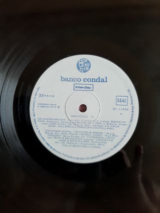 Disco LP de villancicos