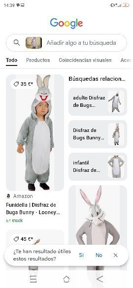 Disfraz Bugs Bunny