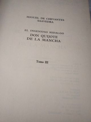 Don Quijote de la Mancha