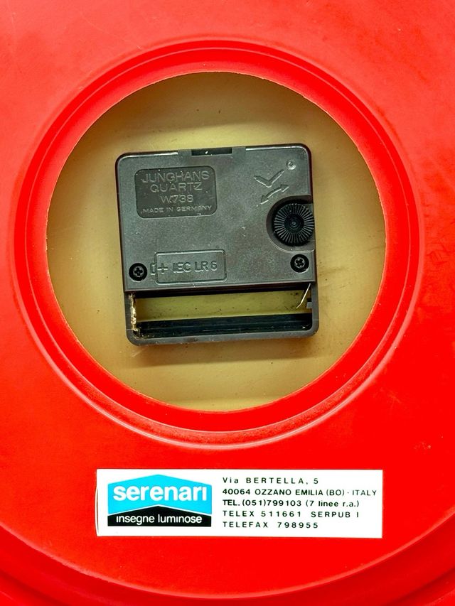 Orologio Pubblicitario Caffè Gi Zeta Insegna