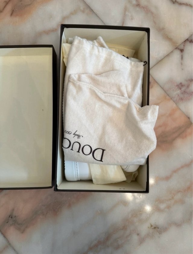 Sneakers elegante bianca Doucal’s nuova uomo