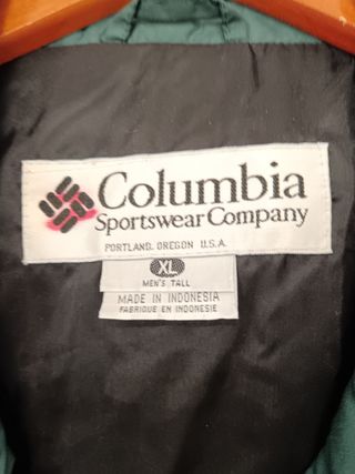 Chaqueta Colombia vintage talla XL 
