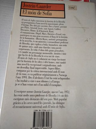 El món de Sofia.: Novel·la sobre la història de la