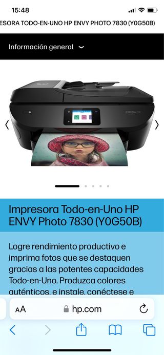 STAMPANTE HP ENVY PHOTO 7830