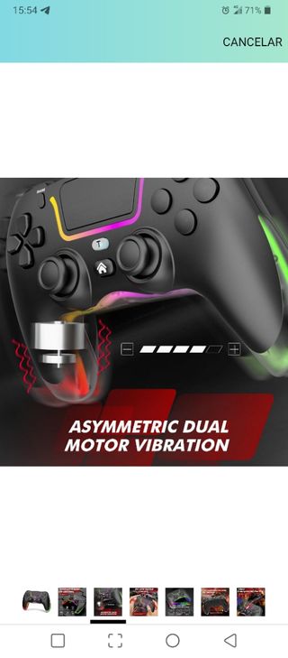 Mando Ps4/pro y slym negro