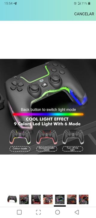 Mando Ps4/pro y slym negro