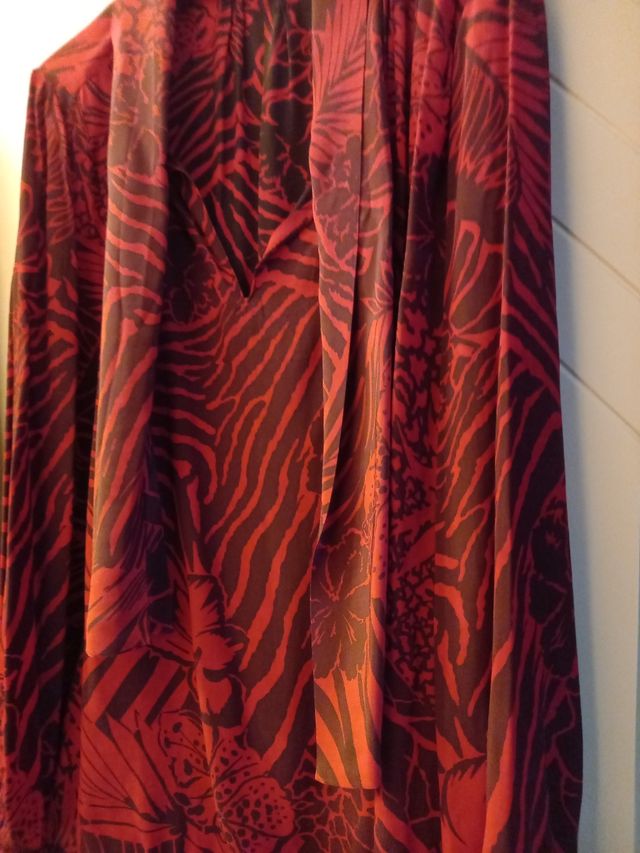 Blusa sartoriale in viscosa