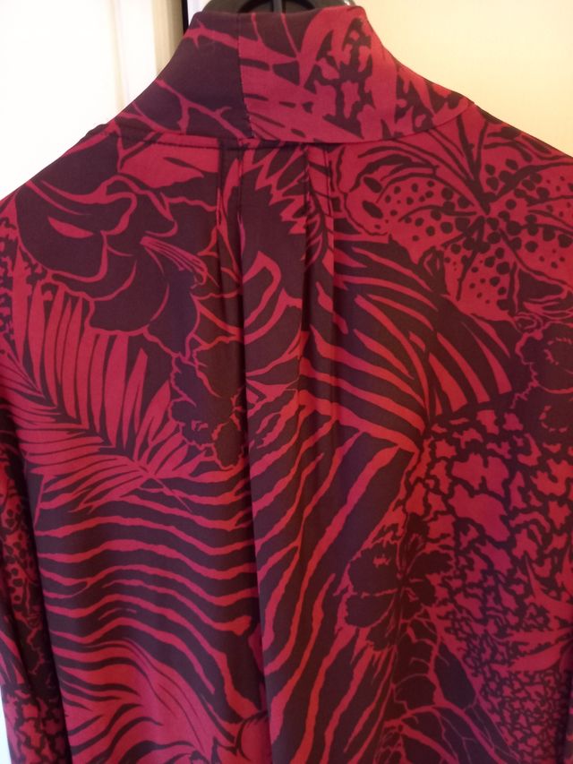 Blusa sartoriale in viscosa