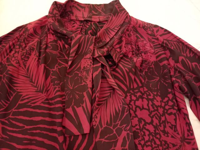 Blusa sartoriale in viscosa