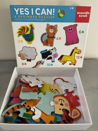 Puzzle animales crocodile creek 2-4 años