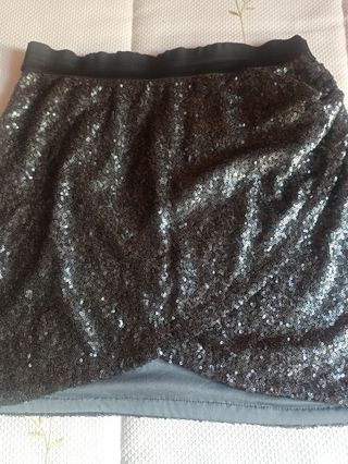 Falda de lentejuelas