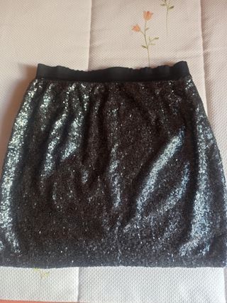 Falda de lentejuelas