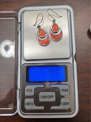 Pendientes plata 925 forma lágrima