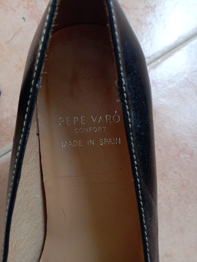 Zapatos de tacón Pepe Varó de piel