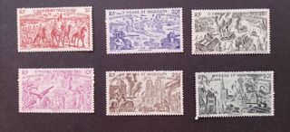 SELLOS ST. PIERRE ET MIQUELON 1945.