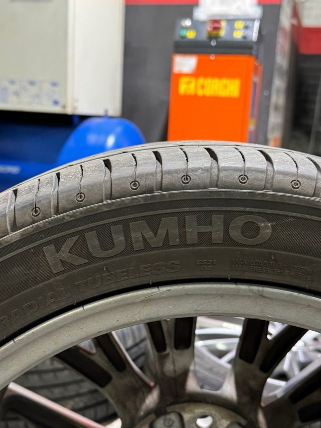 Ruedas SEAT 17” originales, neumatico al 95%