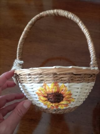 Cestini realizzati a mano