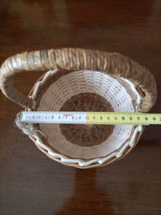 Cestini realizzati a mano