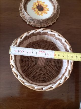 Cestini realizzati a mano