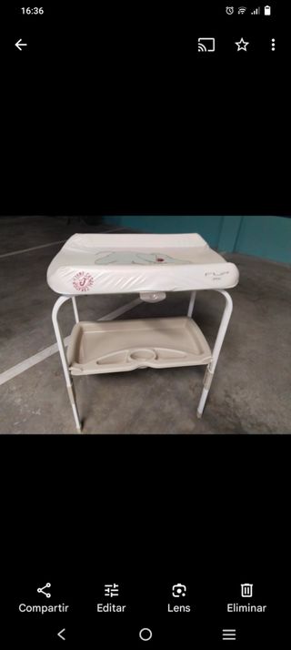 Bañera-Cambiador bebé 