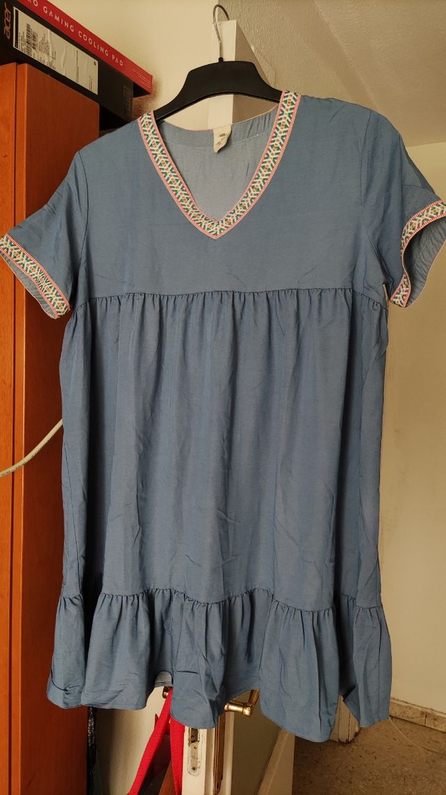 Camiseta blusa vaquera T.38