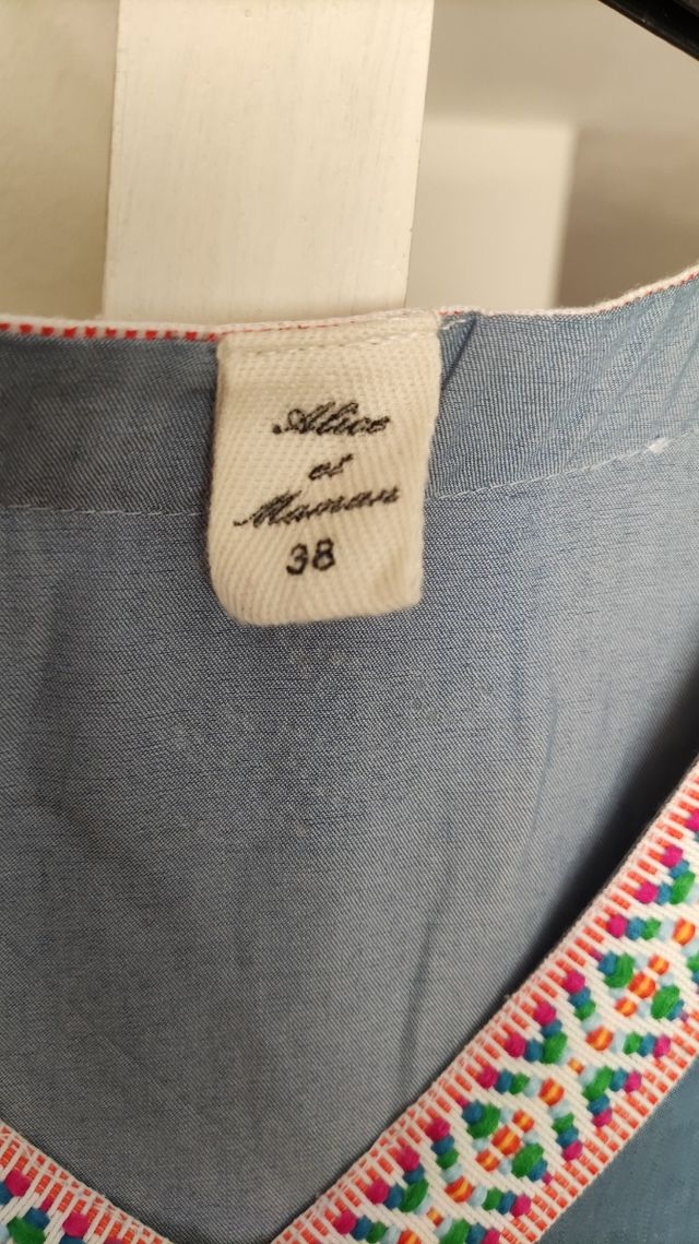 Camiseta blusa vaquera T.38