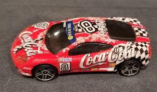 Modellino Hot Wheels Ferrari 360 Modena coca-cola
