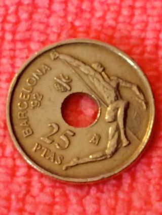 Moneda 25 ptas de los Juegos, Olímpicos del 92, Ba