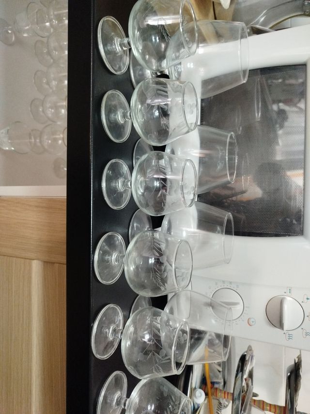 Copas de coñac y champan