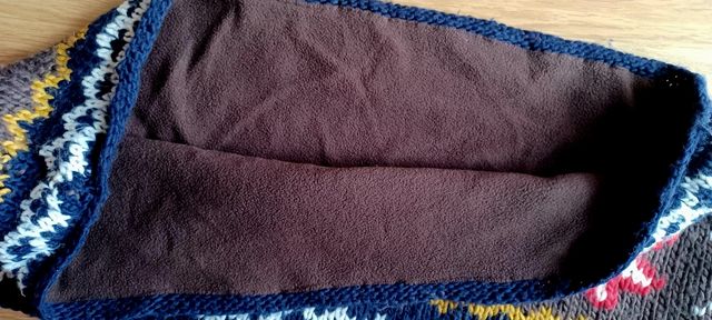 Bufanda lana y polar Zara