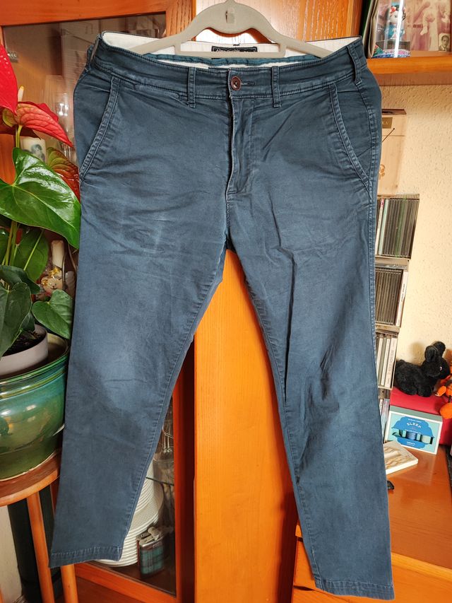 Pantalón (Abercrombie) azul marino