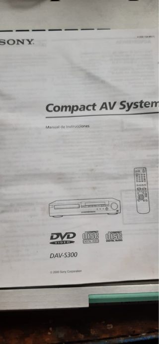 Home Cinema Sony 5.1 DAV-S300