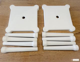 2 taburetes sillas blancos Utter de Ikea