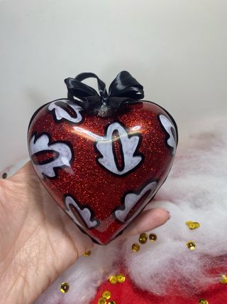 2 palline natale lilo e stitch fatte a mano