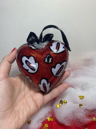 2 palline natale lilo e stitch fatte a mano
