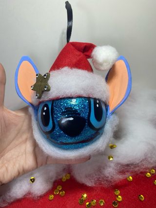 2 palline natale lilo e stitch fatte a mano